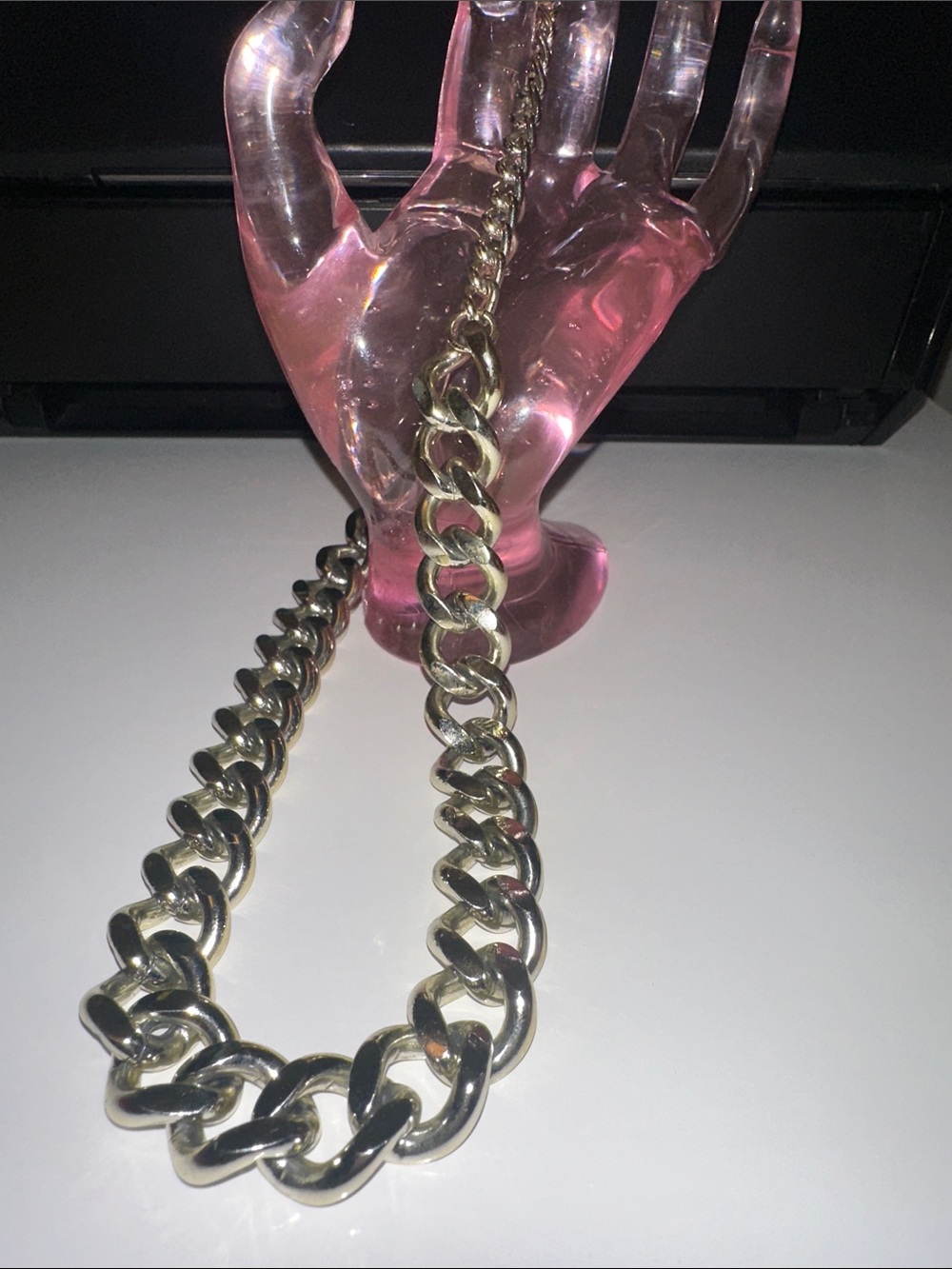Chunky Silver Chain Necklace